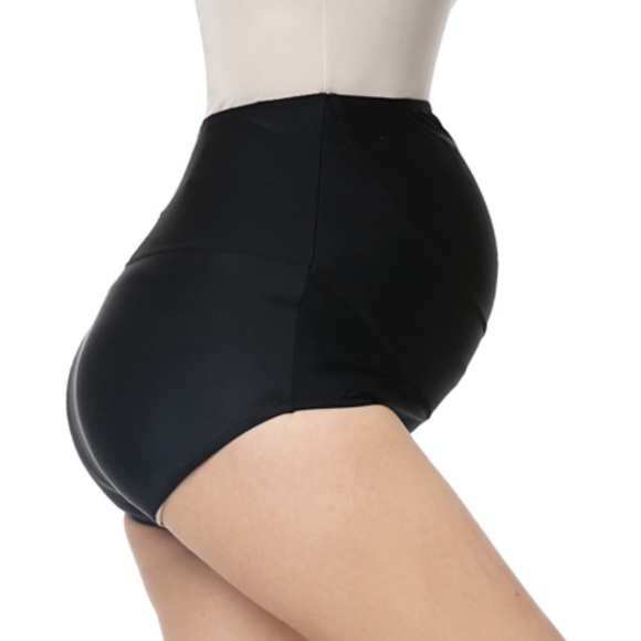 SOLD - KIMI + KAI Swim KORTNEY SUPPORT Maternity BIKINI Bottom BLACK Small NEW - Picture 2 of 9